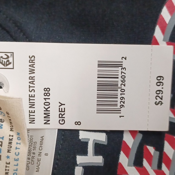 Munki Munki Matching Kids Star Wars Holiday Traditions Pajama Set - Picture 7 of 7